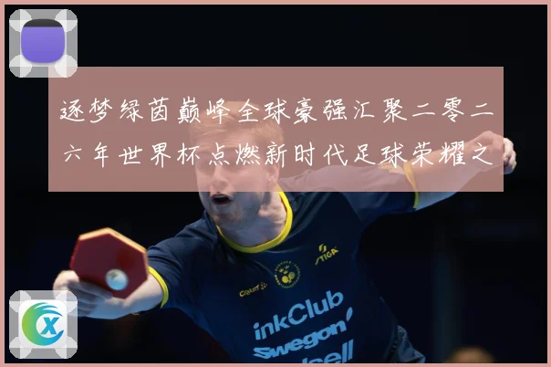 逐梦绿茵巅峰全球豪强汇聚二零二六年世界杯点燃新时代足球荣耀之数据研判